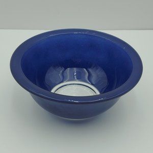Pyrex Dark Blue Clear Glass Bottom Mixing Nesting Serving Bowl 322 1 Quart Bowl